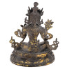 ANTIQUE SINO TIBETAN GILT BRONZE TARA  BUDDHA SCULPTURE PIC-4