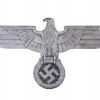 WWII NAZI GERMAN THIRD REICH EAGLE RAILWAY PLATE PIC-0