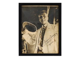 RUSSIAN PHOTO OF FEODOR CHALIAPIN WITH AUTOGRAPH