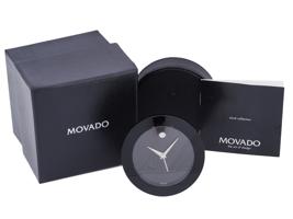 MOVADO TRAVEL ALARM CLOCK WITH ORIGINAL CASE