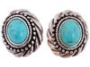 VINTAGE STERLING SILVER TURQUOISE JEWELRY PIC-6