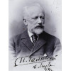 RUSSIAN PHOTO OF PYOTR TCHAIKOVSKY WITH AUTOGRAPH PIC-1