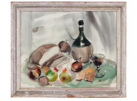 STILL LIFE WATERCOLOR PAINTING BY ELEANOR MAURICE