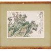 ANTIQUE CHINESE WATERCOLOR PAINTING W CALLIGRAPHY PIC-0