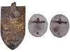 WWII NAZI GERMAN WAFFEN SS SA SHIELDS AND PLAQUE PIC-1