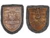 WWII NAZI GERMAN MILITARY STALINGRAD CRIMEA SHIELDS PIC-0