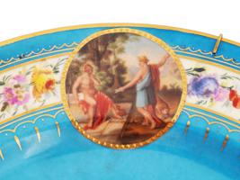 ANTIQUE ROYAL VIENNA CABINET PORCELAIN PLATE SIGNED