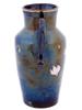 VINTAGE PORCELAIN ENAMEL VASE WITH HANDLES PIC-2