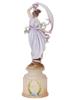 ANTIQUE PORCELAIN HAND PAINTED NYMPH FIGURINE PIC-3