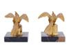 VINTAGE BRASS EAGLE FIGRUINE BOOKENDS PIC-4