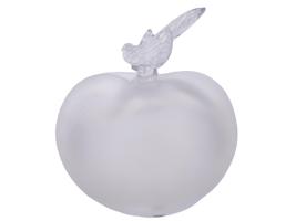 LALIQUE APPLE GLASS PERFUME BOTTLE BY NINA RICCI