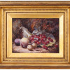 ENGLISH FRUIT STILL LIFE PAINTING BY OLIVER CLARE PIC-0