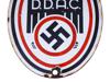 WWII NAZI GERMAN DDAC AUTOMOBILE CLUB STREET SIGN PIC-2