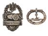 WWII NAZI GERMAN U BOAT BADGE ARMY MOTORCYCLE SHIELD PIC-0