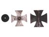 GERMAN WWI AND  WWII NAZI GERMAN IRON CROSSES SET PIC-1