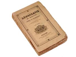 1835 DEMOCRATIE EN AMERIQUE VOL II BOOK BY TOCQUEVILLE