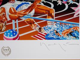 AMERICAN SUMMER OLYMPIC GAMES PRINT BY HIRO YAMAGATA