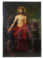 EUROPEAN OLD MASTER SCHOOL OIL PAINTING ECCE HOMO