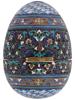 LARGE RUSSIAN 88 GILT SILVER ENAMEL EASTER EGG BOX PIC-2