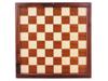 VINTAGE CHESS BOARD WITH CARVED WOOD GAME PIECES PIC-3