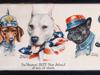 WWI POLITICAL DOGS LITHOGRAPH BY WALLACE ROBINSON PIC-1