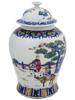 LARGE CHINESE REPUBLIC PERIOD LIDDED PORCELAIN JAR PIC-1