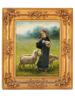 SWEDISH LAMB OIL PAINTING BY FERDINAND STOOPENDAAL PIC-0