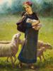 SWEDISH LAMB OIL PAINTING BY FERDINAND STOOPENDAAL PIC-1