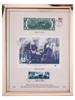 1976 INDEPENDENCE FIRST DAY COMMEMORATIVES FRAMED PIC-0