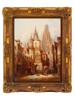 ANTIQUE FRENCH EVREUX PAINTING BY HENRI SCHAFER PIC-0