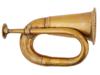 MID CENTURY BRASS HORN MUSICAL INSTRUMENT PIC-5