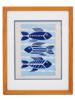 LIMITED EDITION COLOR LINOCUT FISH BY DAVID MALL PIC-0