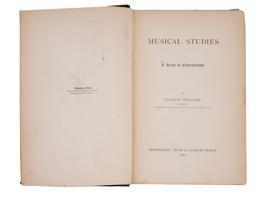 ANTIQUE AND MID CENT BOOKS ABOUT CLASSICAL MUSIC