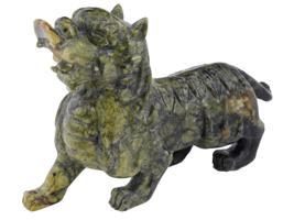 CHINESE HAND CARVED JADE FOO DOG HORSE FIGURINES