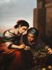 OIL PAINTING ON TIN METAL AFTER BARTOLOME MURILLO PIC-1