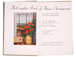 COMPLETE BOOK OF FLOWER ARRANGEMENT BY ROCKWELL
