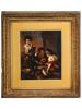 ANTIQUE 19TH C OIL ON TIN PAINTING AFTER MURILLO PIC-0