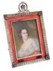 RUSSIAN 84 SILVER ENAMEL DIAMONDS PICTURE FRAME PIC-2