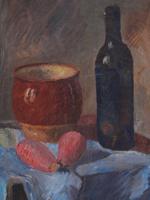 RUSSIAN STILL LIFE OIL PAINTING BY NIKOLAI VECHTOMOV