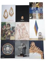 GROUP OF AMERICAN EUROPEAN ART AUCTION CATALOGS