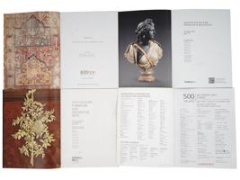 GROUP OF AMERICAN EUROPEAN ART AUCTION CATALOGS