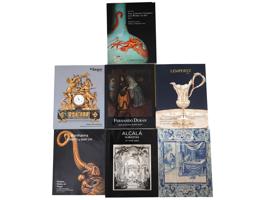 GROUP OF AMERICAN EUROPEAN ART AUCTION CATALOGS