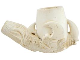 ANTIQUE CARVED MEERSCHAUM PIPE IN CASE