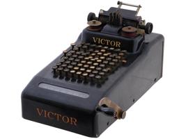 ANTIQUE AMERICAN VICTOR BURROUGHS ADDING MACHINE