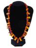 VINTAGE MIXED NATURAL AMBER BEADED NECKLACE PIC-0