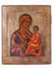 ANTIQUE RUSSIAN ORTHODOX TIKHVIN MOTHER OF GOD ICON PIC-0