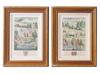 ENGLISH HAND COLOR ENGRAVINGS AFTER RICHARD BLOME PIC-0