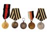 GROUP OF 5 ORIGINAL ANTIQUE IMPERIAL RUSSIAN MEDALS PIC-0