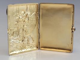 ANTIQUE IMPERIAL RUSSIAN SILVER CIGARETTE CASE