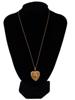 VINTAGE GOLD PLATED LOCKET PENDANTS AND PIN BROOCH PIC-2